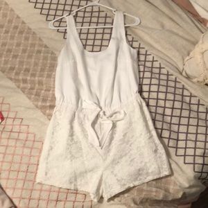 White Jennifer Lopez Romper
